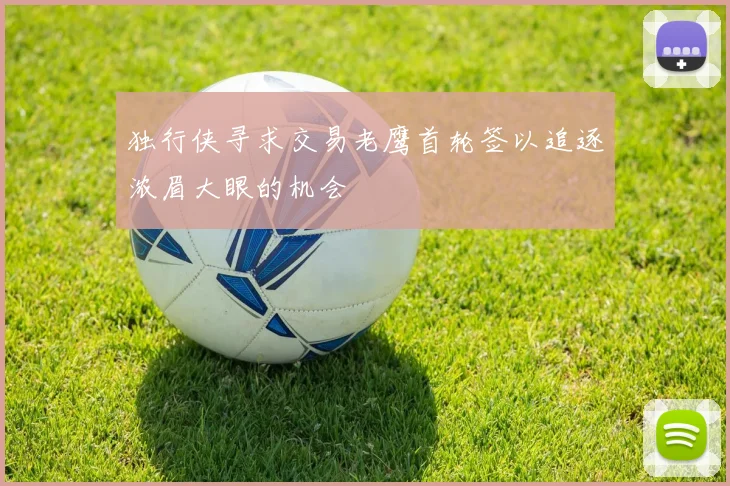独行侠寻求交易老鹰首轮签以追逐浓眉大眼的机会